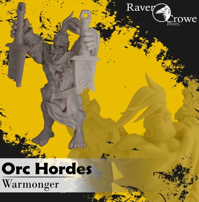 orc guerreiro livre 3d modelos baixar crialidade nuvem 3d print model - Mito3D