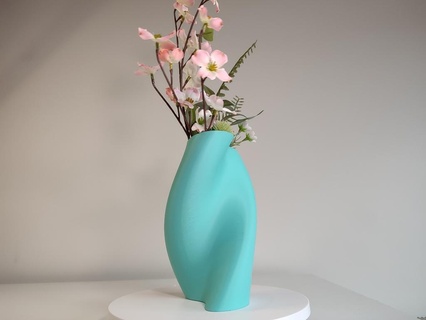 organik vazo ev dekor 3d print model - Mito3D