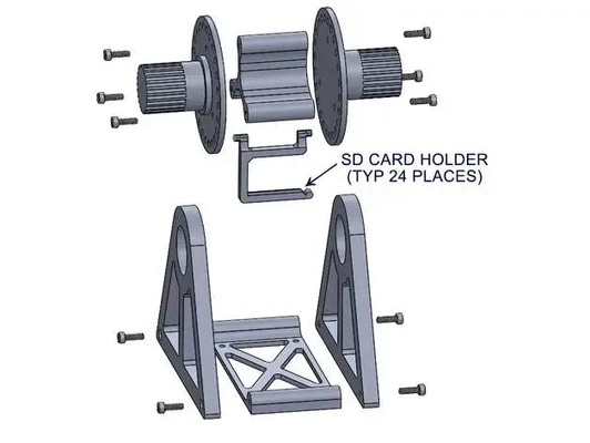 organisateur tarjeta sd 3d modèles télécharger créalité nuage 3d print model - Mito3D