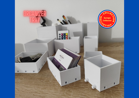 organizer tray - organize desk life Accessories 3d print model - Mito3D