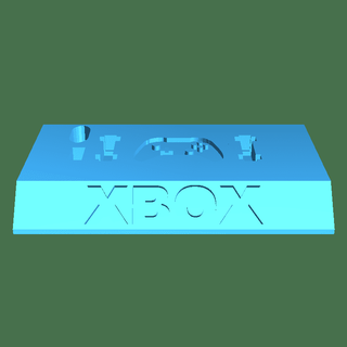 original xbox controlador estante soporte 3d modelos descargar crealidad nube herramientas 3d print model - Mito3D