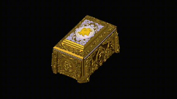 ornamental deluxe gift storage box Home Decor 3d print model - Mito3D