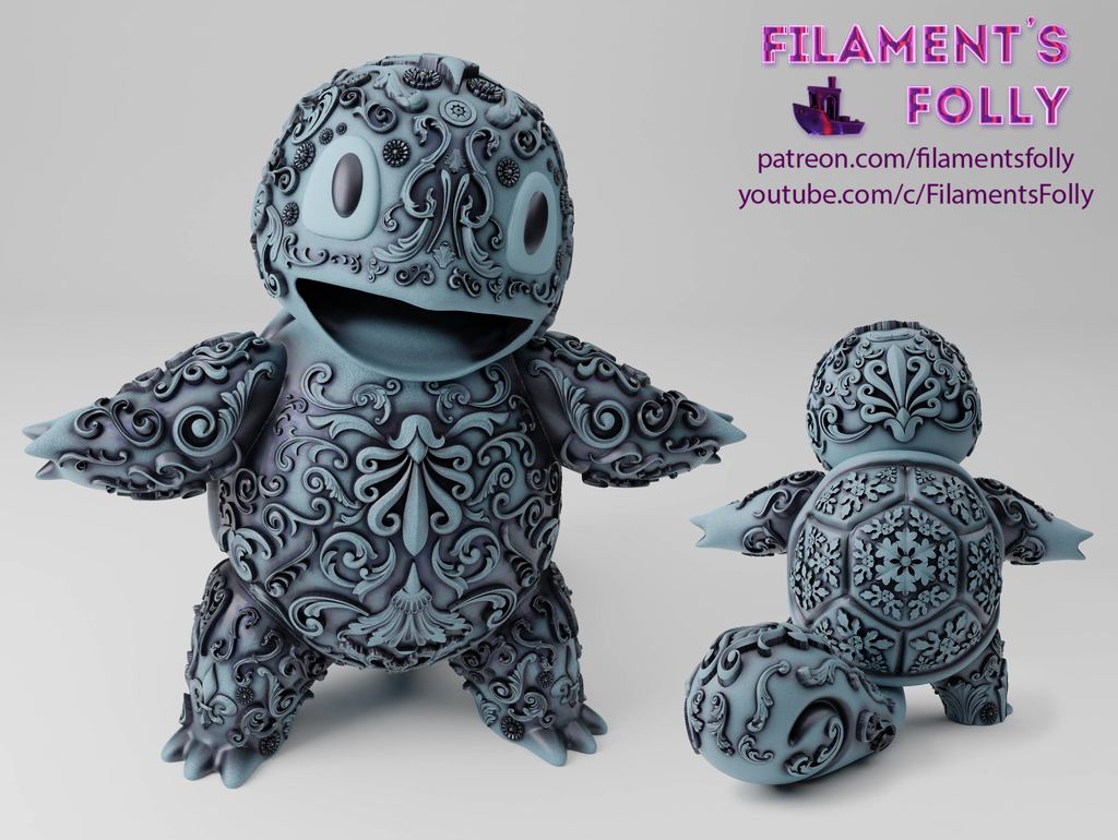 ornamental squirtle Others 3D print model - Mito3D