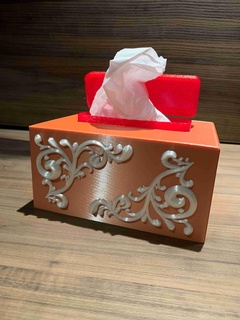 ornamental tecido caixa cobrir bainha tampa 3d print model - Mito3D