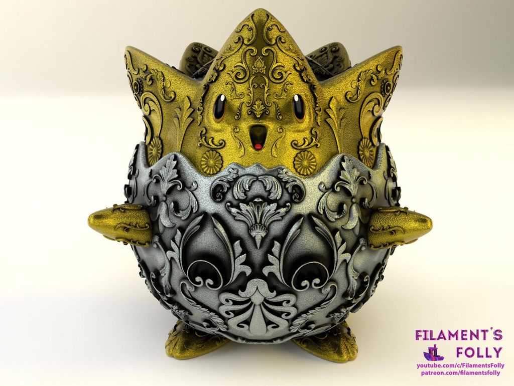 ornamental togepi 3D print model - Mito3D