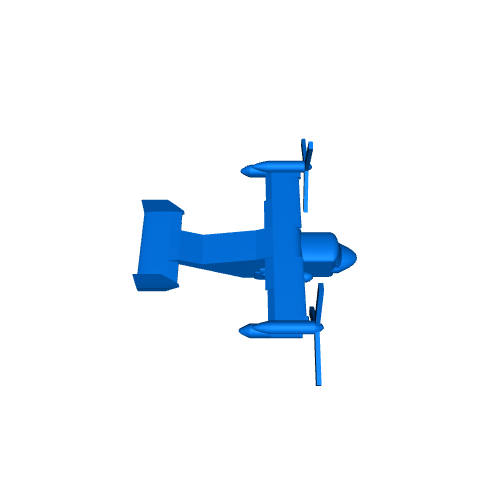 fischadler hubschrauber 3d modelle download realität wolke 3D print model - Mito3D