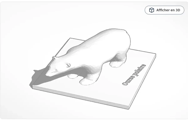 ourse polaire 4 3d modèles télécharger créalité nuage 3d print model - Mito3D