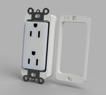 outlet box extender Others 3d print model - Mito3D