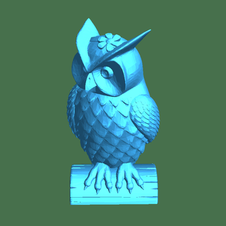 owl female 3d models download creality cloud Flying Animals 3d print model - Mito3D