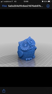 owl gufo Flying Animals 3d print model - Mito3D