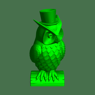 owl male 3d models download creality cloud Flying Animals 3d print model - Mito3D