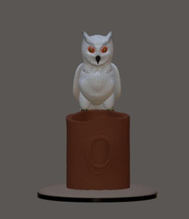 owl pen holder Others 3d print model - Mito3D