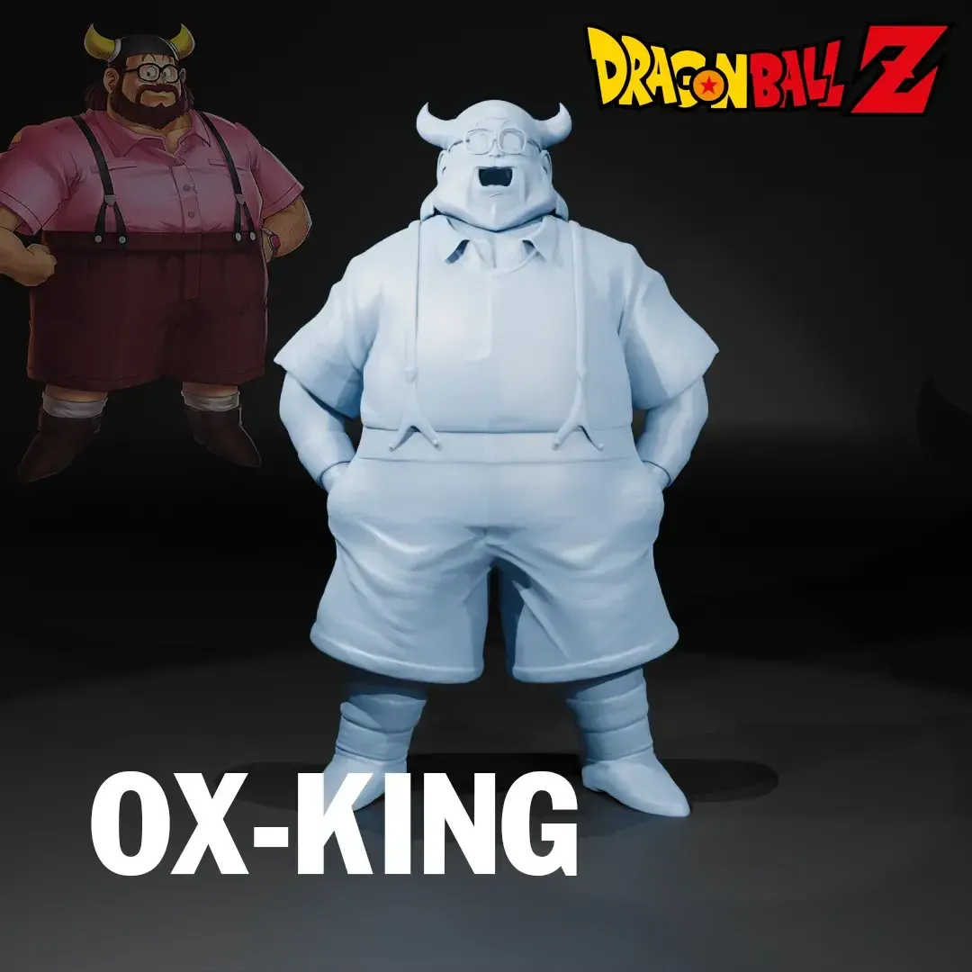 ox rey arte fan esfera dragón 3d modelo modelos descargar crealidad nube 3D print model - Mito3D