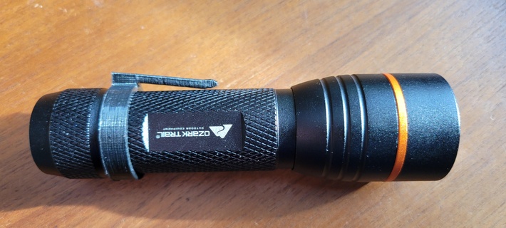 ozark trail flashlight belt clip Outdoor 3d print model - Mito3D