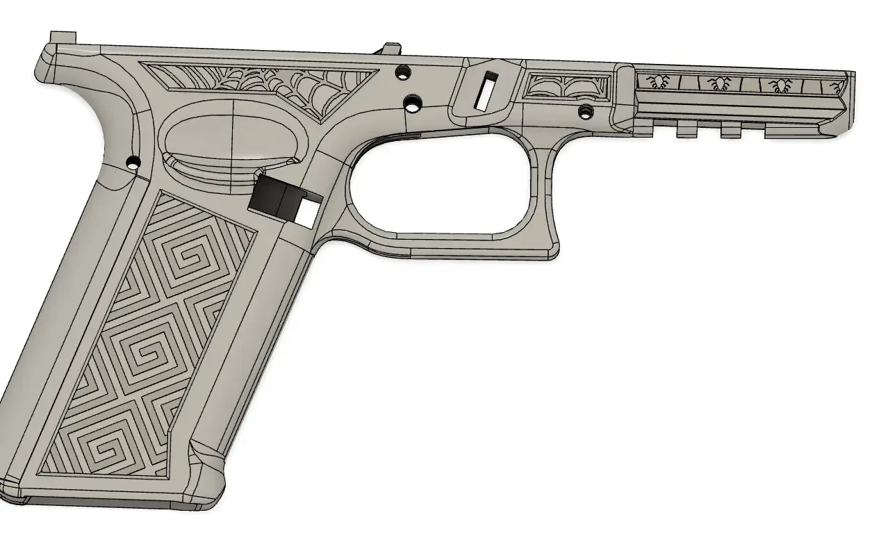 p80 örümcek nokta 3d modeller indir creality bulut 3D print model - Mito3D