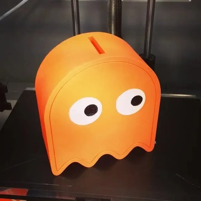 pac man porcellino banca 3d modelli scarica creality nube 3d print model - Mito3D