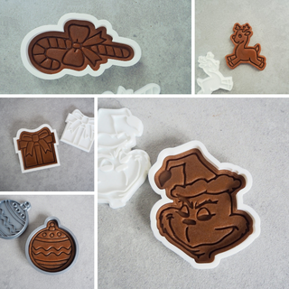 paket Noel kurabiye kesiciler 3d modeller indir Creality bulut yiyecekler 3d print model - Mito3D