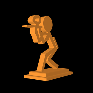 paintball statue 3d models download creality cloud Sports & Outdoor 3d print model - Mito3D