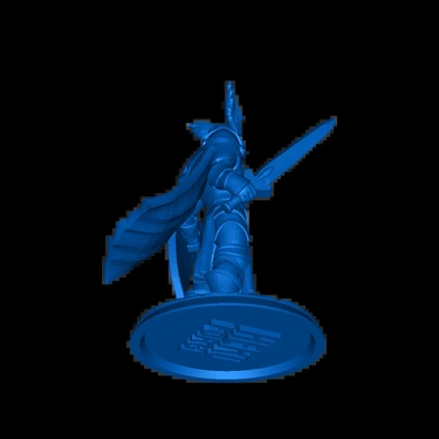 paladin 3d models download creality cloud 3d print model - Mito3D