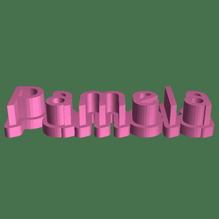Pamela 3d print model - Mito3D