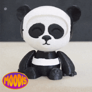 Panda mode jouets Jeux 3d print model - Mito3D