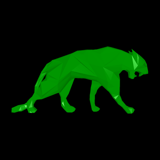 panther Animals 3d print model - Mito3D