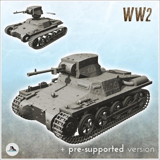 blindado breda ww2 alemán llamas guerra tornillo acción coches tanques 3d print model - Mito3D