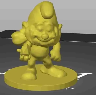 papá pitufo 3d modelos descargar crealidad nube 3d print model - Mito3D