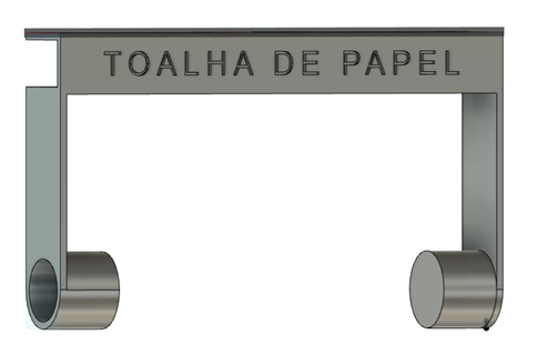 paper towel holder suporte papel toalha Furniture 3d print model - Mito3D