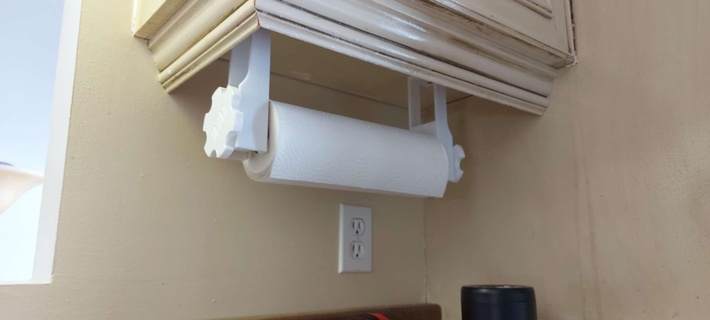 papel limpar suporte casa 3d print model - Mito3D