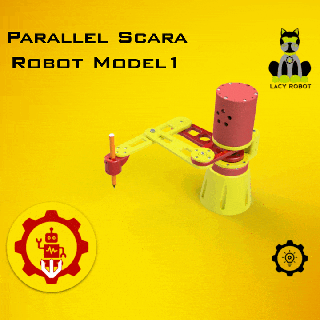 parallel robotscara Modell 1 3d Modelle download Realität Wolke Werkzeuge 3d print model - Mito3D