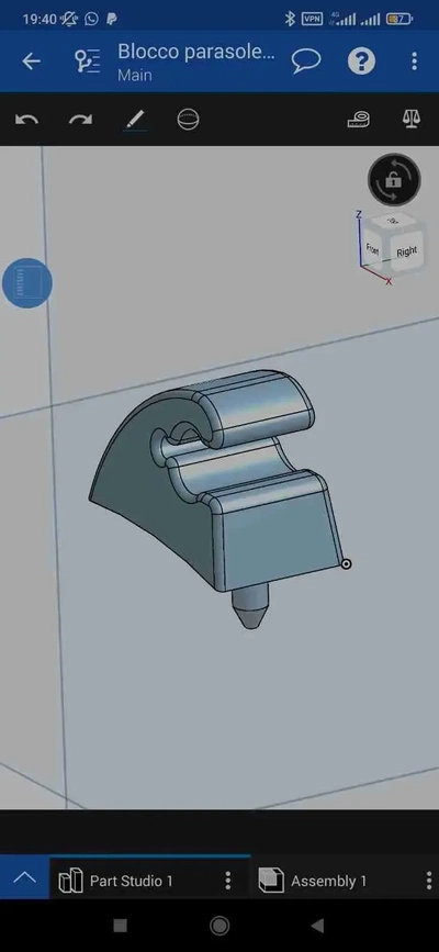 parasols matiz 3d modèles télécharger créalité nuage 3d print model - Mito3D