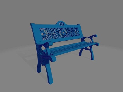 park bench Architecture & Landscape 3d print model - Mito3D