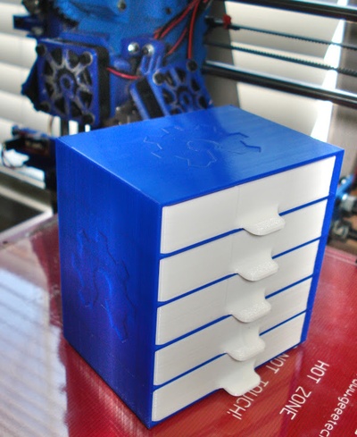 parti cassetto aperto hardware loghi 3d modelli scarica creality nube 3d print model - Mito3D