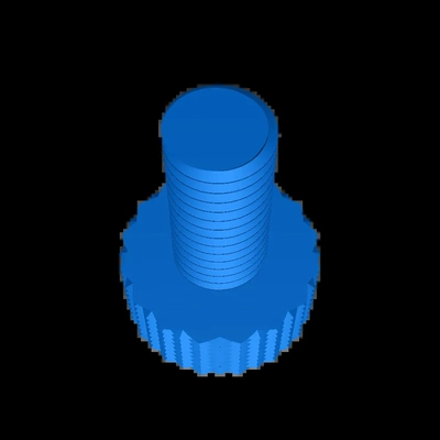 parceiro parafuso noz 3d modelos baixar crialidade nuvem 3d print model - Mito3D