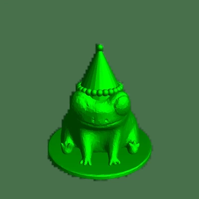 party fred frog 3d models download creality cloud 3d print model - Mito3D