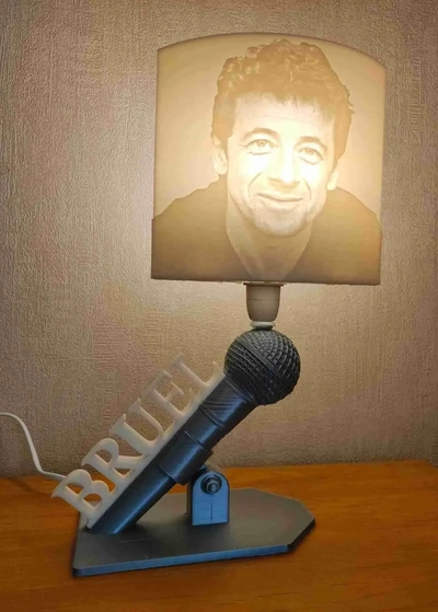 patrick bruel lampe e14 3d modèles télécharger créalité nuage 3d print model - Mito3D