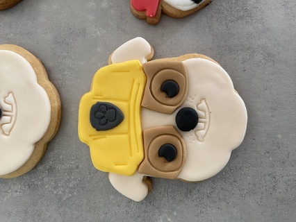 Pati devriye gezmek moloz kurabiye şeker yapıştırmak kesici yiyecekler 3d print model - Mito3D