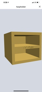 pcdmis hasp shelf Furniture 3d print model - Mito3D