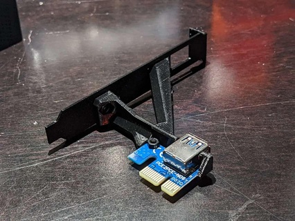 pcie bracket Accessories 3d print model - Mito3D