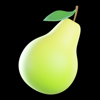 pear Foods 3d print model - Mito3D