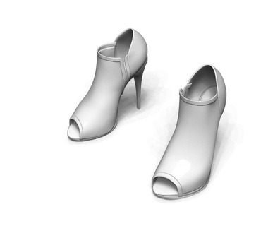 peep toe-2 Fashion 3d print model - Mito3D