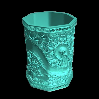 bleistift fall mantel 3d modelle download realität wolke 3d print model - Mito3D