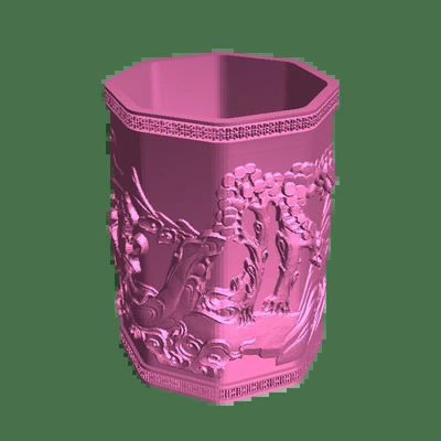 pencil holder 3d models download creality cloud 3d print model - Mito3D