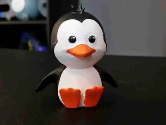 pinguin 3d modelle download realität wolke 3d print model - Mito3D