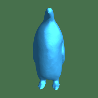 pinguino volare animali 3d print model - Mito3D