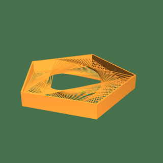 Pentagon 3d print model - Mito3D