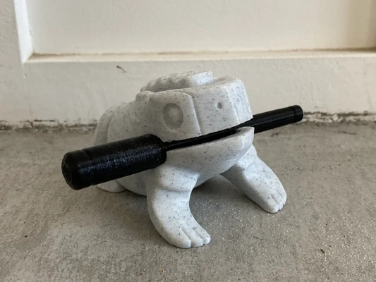 percussion grenouille 3d modèles télécharger créalité nuage 3d print model - Mito3D