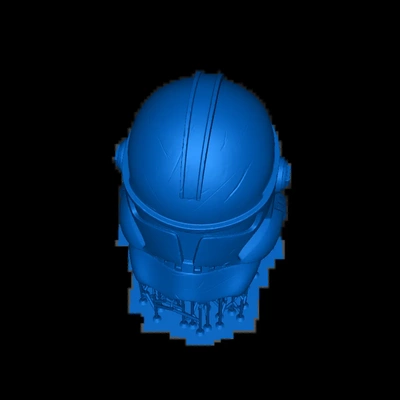 phase 2 helm unterstützt 3d modelle download realität wolke 3d print model - Mito3D