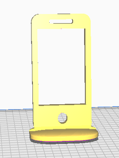 teléfono estante soporte 1 artilugio electrónica 3d print model - Mito3D